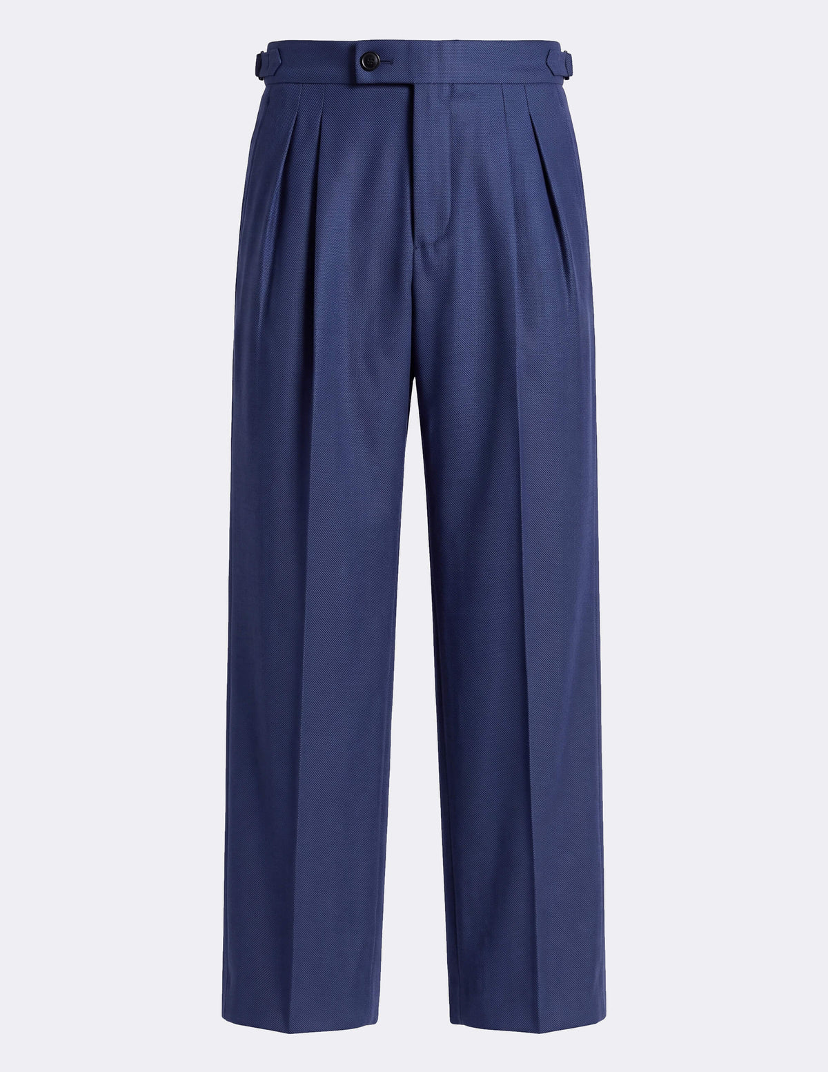 The Azzento Blue Wide-Leg Trousers - Samir Bachkami