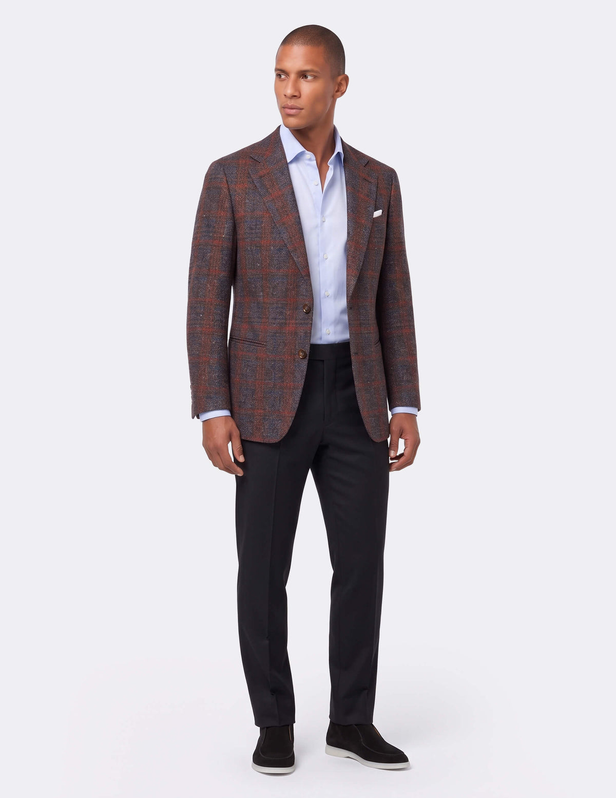 The Bravesso Brown Single-Breasted Jacket - Samir Bachkami