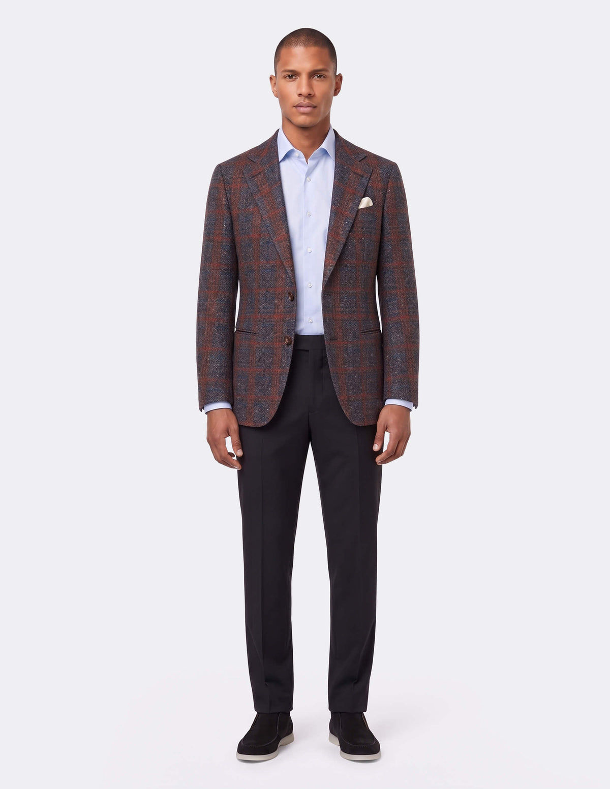 The Bravesso Brown Single-Breasted Jacket - Samir Bachkami