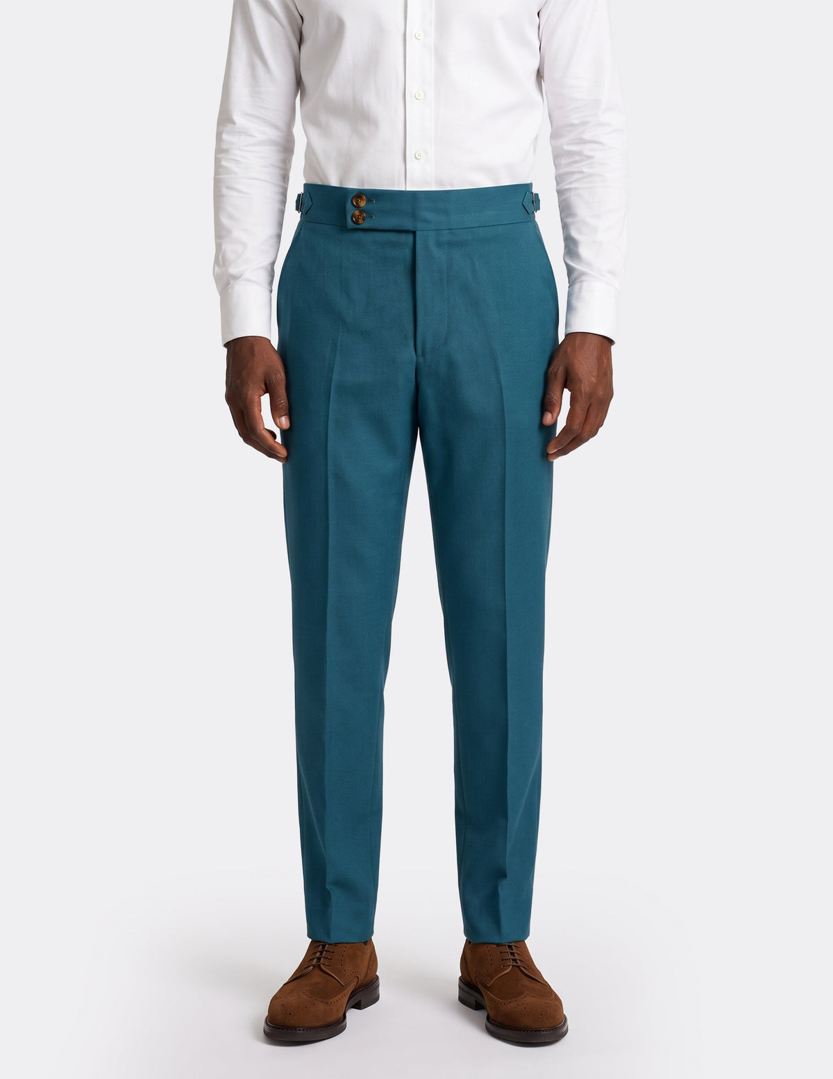The Cannes Teal DB Trousers - Samir Bachkami