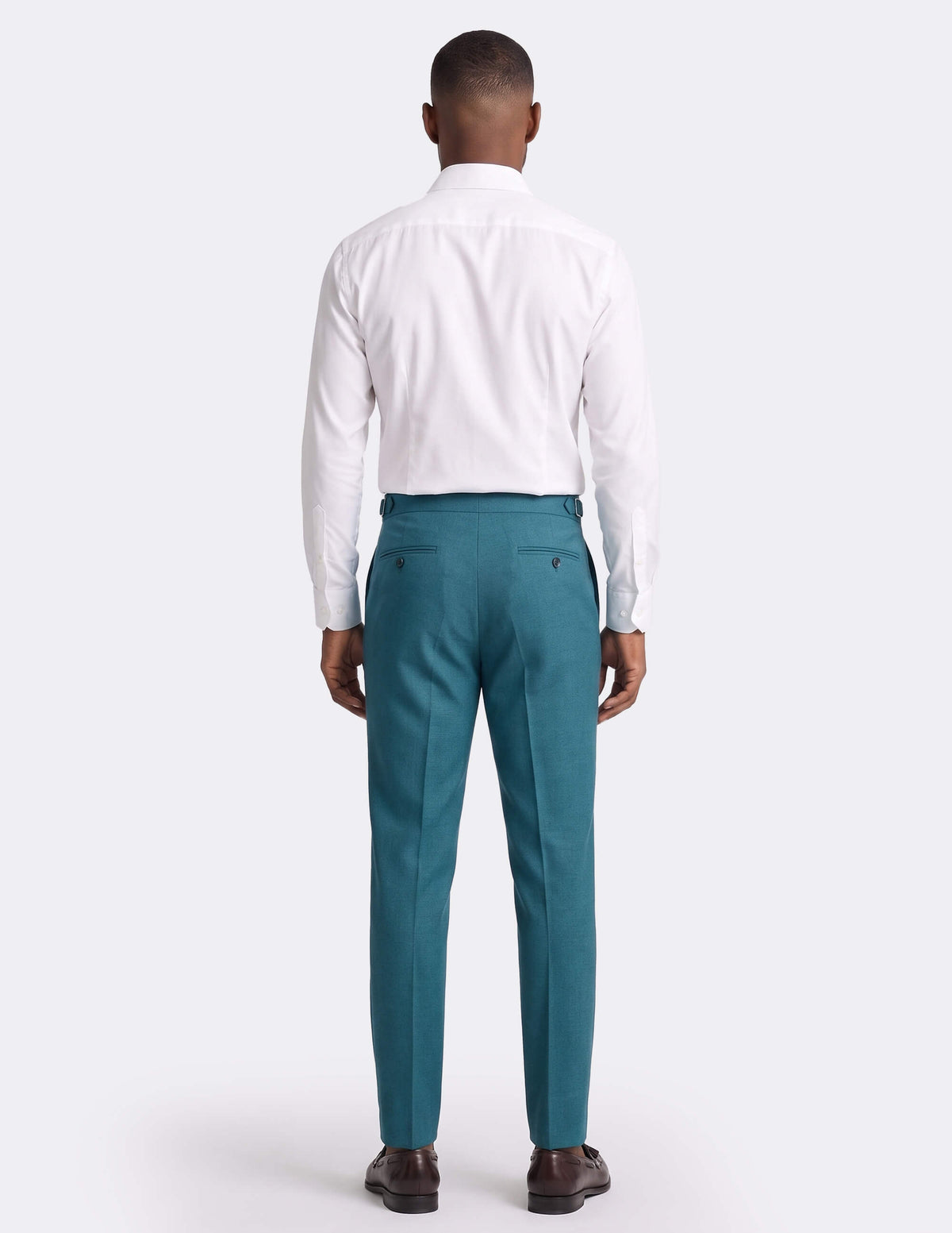The Casvero Petrol Trousers - Samir Bachkami