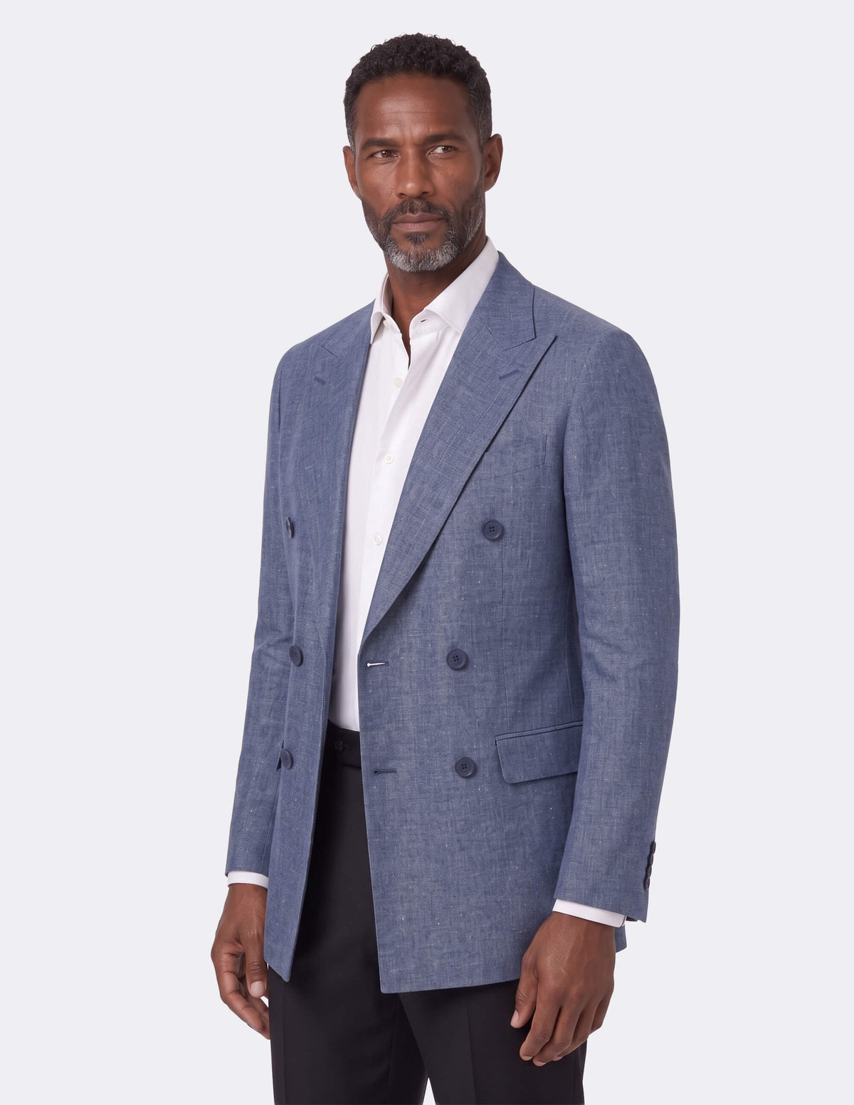 The Cielo d'Ardesia Double-Breasted Jacket - Samir Bachkami