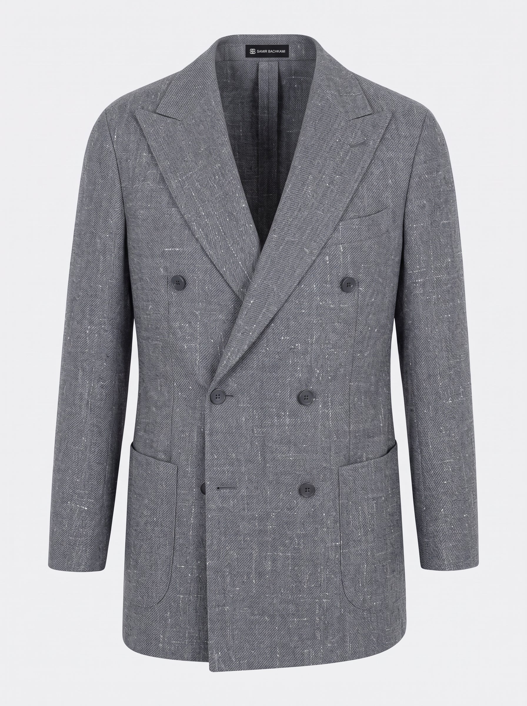 The Dolomiti Grey Double-Breasted Jacket - Samir Bachkami