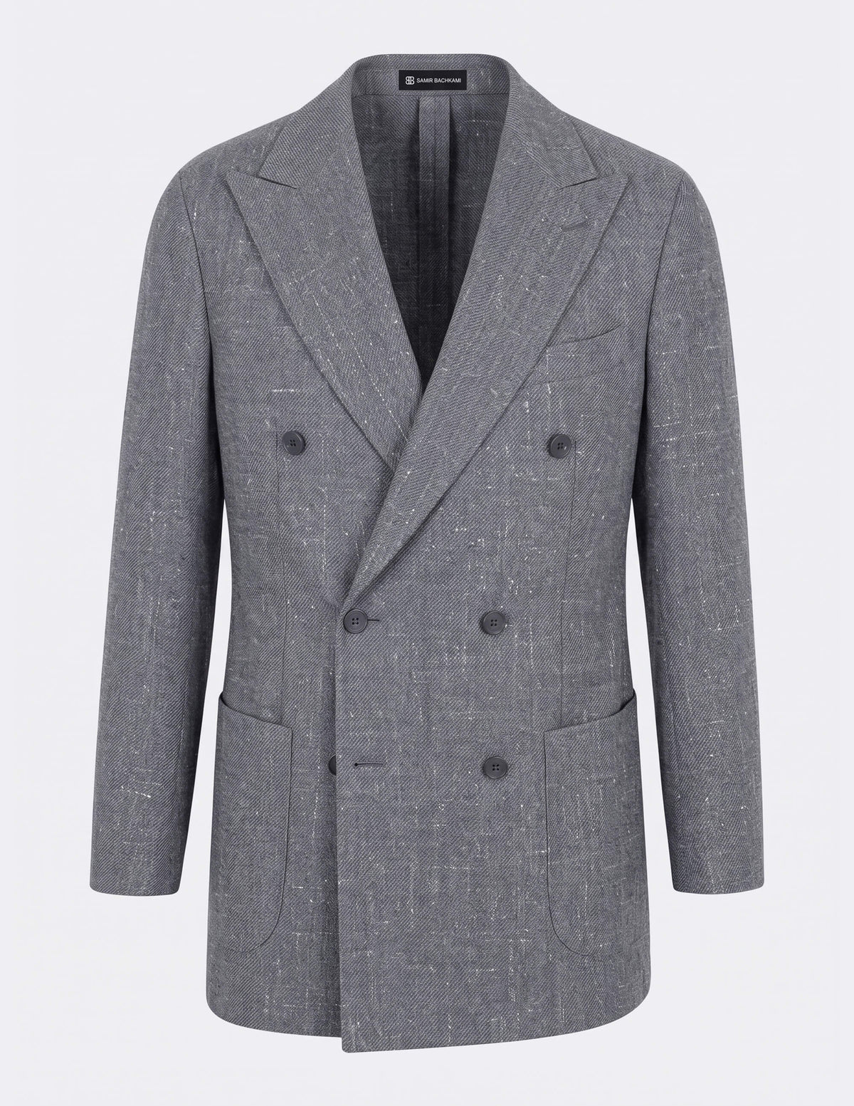 The Dolomiti Grey Double-Breasted Jacket - Samir Bachkami