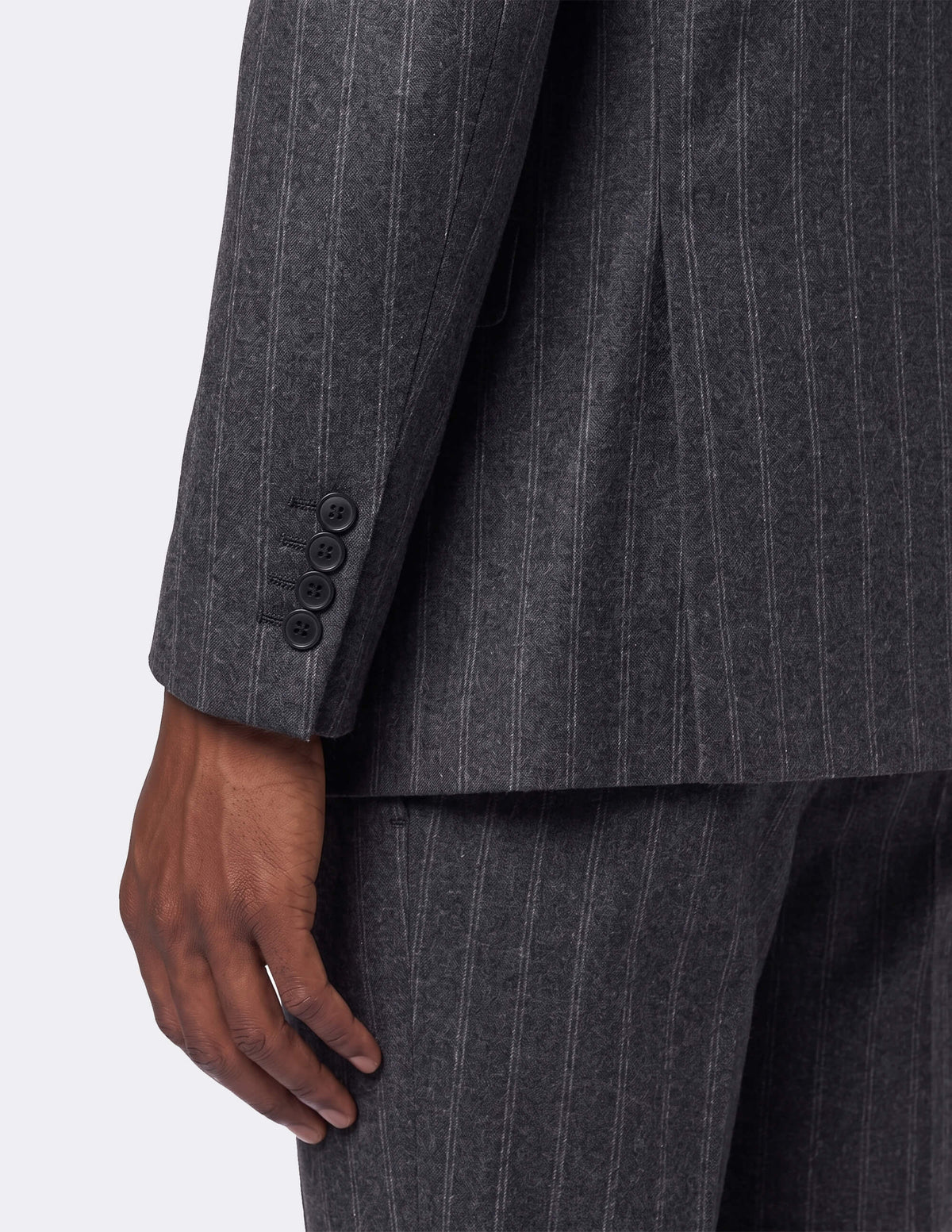 The Dresano Charcoal Double-Breasted Suit - Samir Bachkami