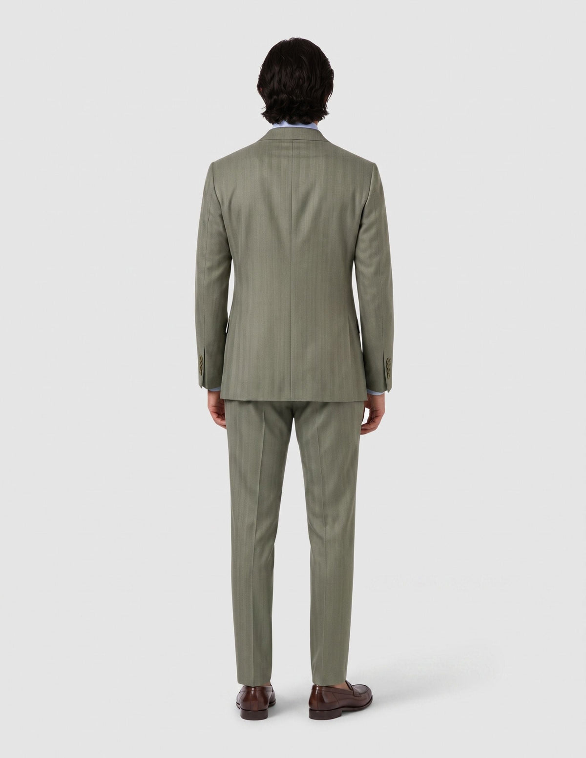 The Fenbrio Sage Double-Breasted Suit - Samir Bachkami