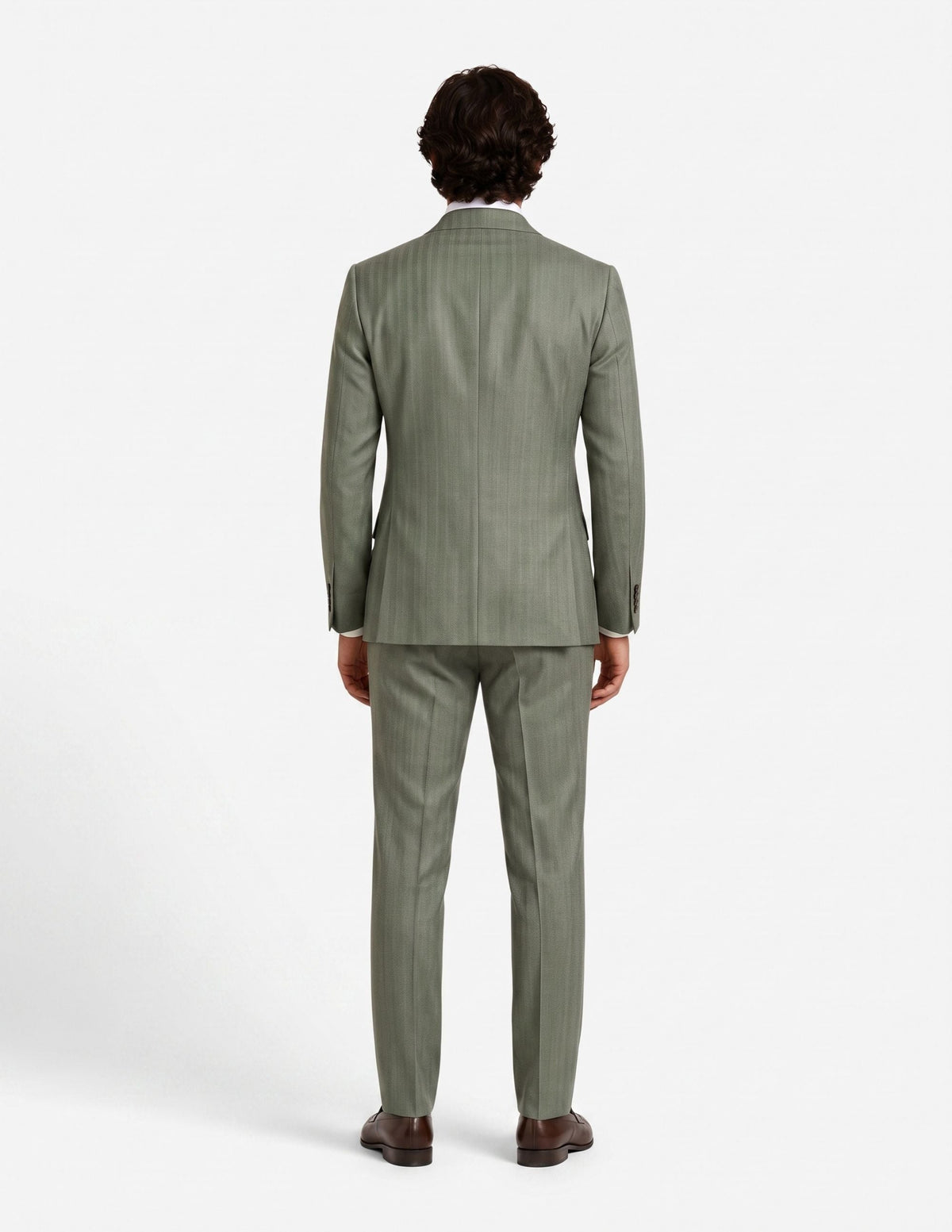 The Fenbrio Sage Double-Breasted Suit - Samir Bachkami