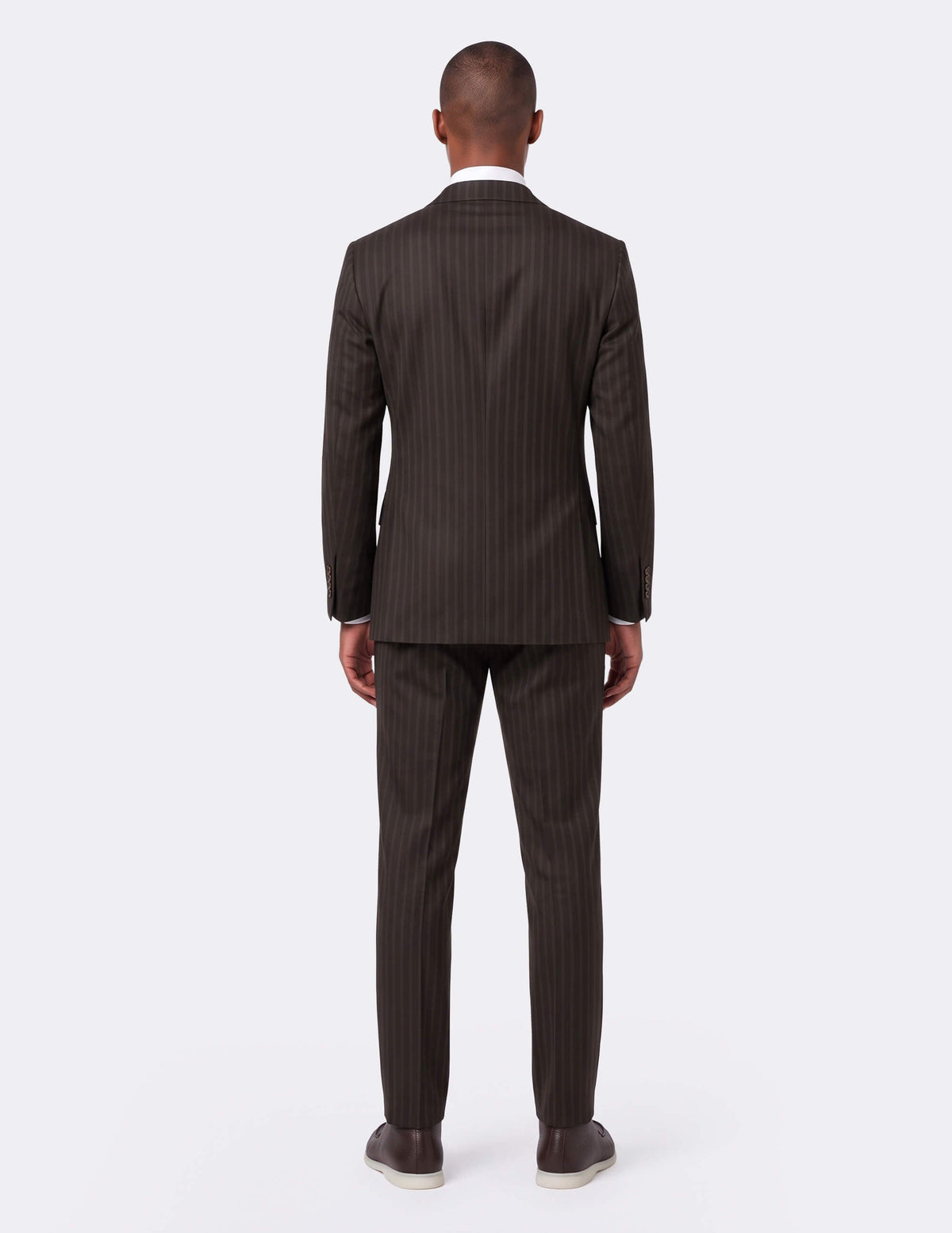 The Firenze Espresso Double-Breasted Suit - Samir Bachkami