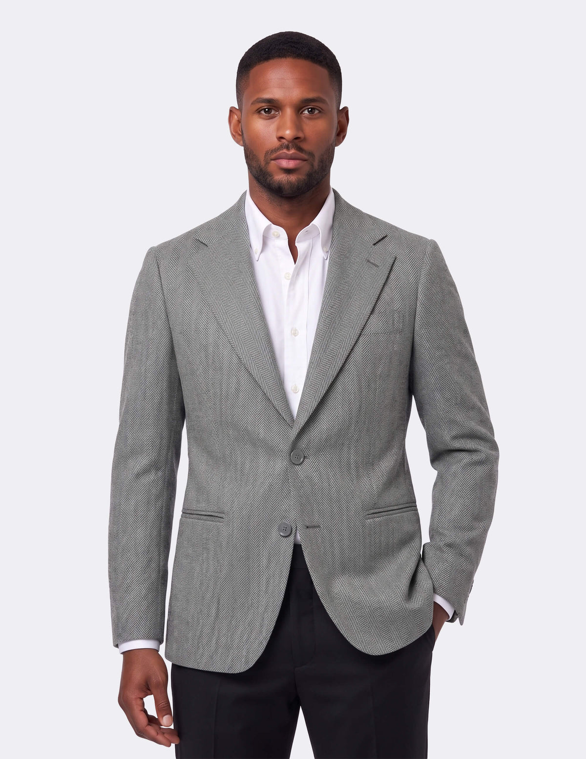 The Giada Fumo Single-Breasted Jacket - Samir Bachkami