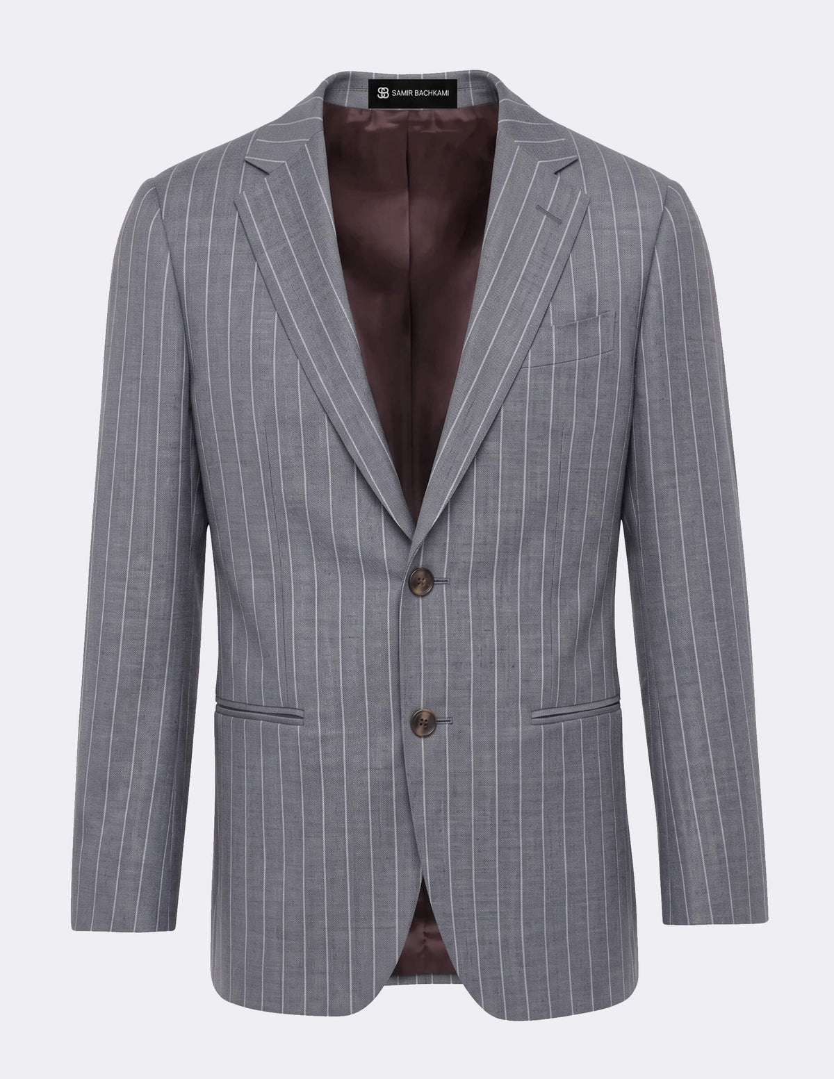 The Grigio Sovrano Pinstripe Jacket - Samir Bachkami