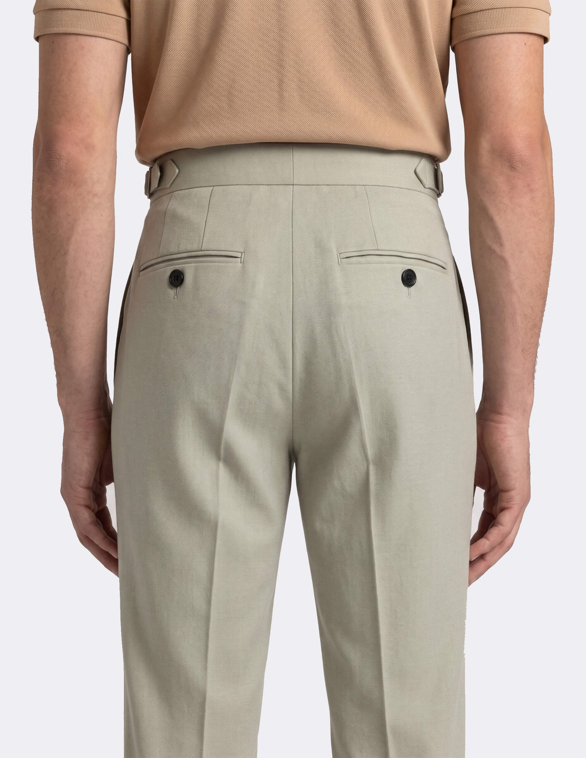 The Liorno Stone Wide-Leg Trousers - Samir Bachkami