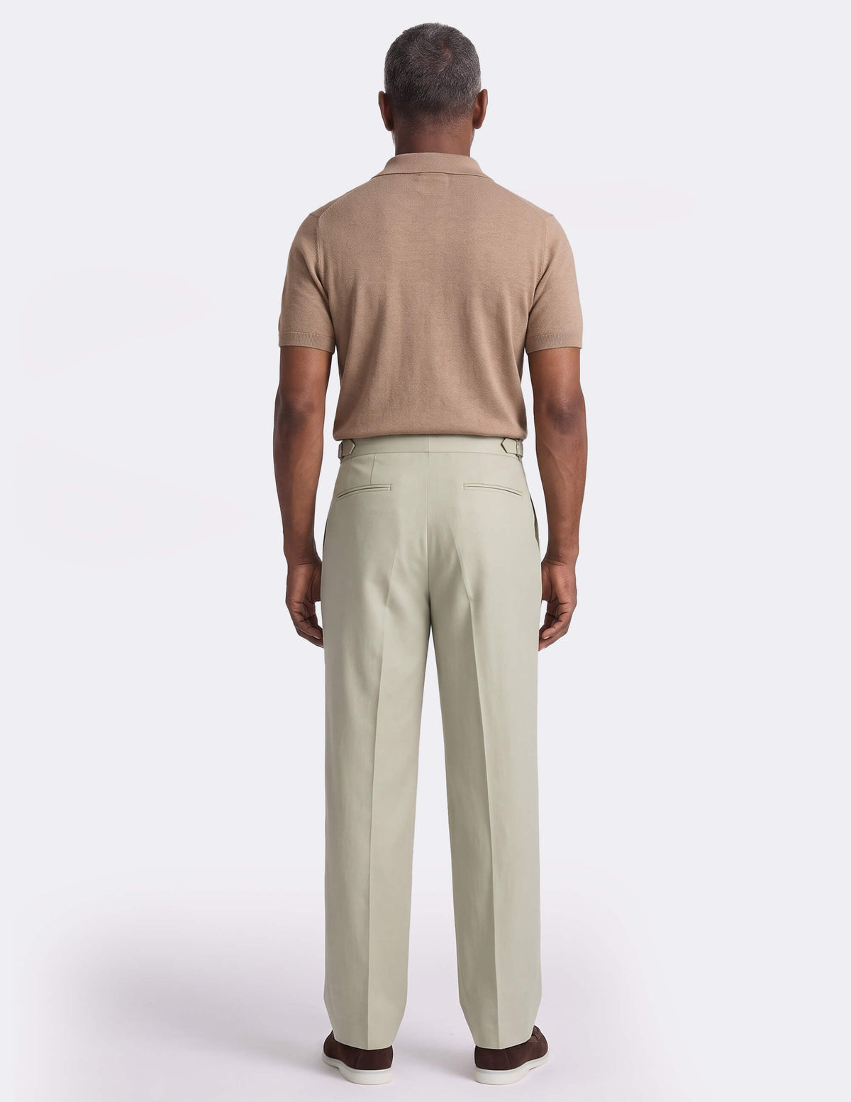 The Liorno Stone Wide-Leg Trousers - Samir Bachkami