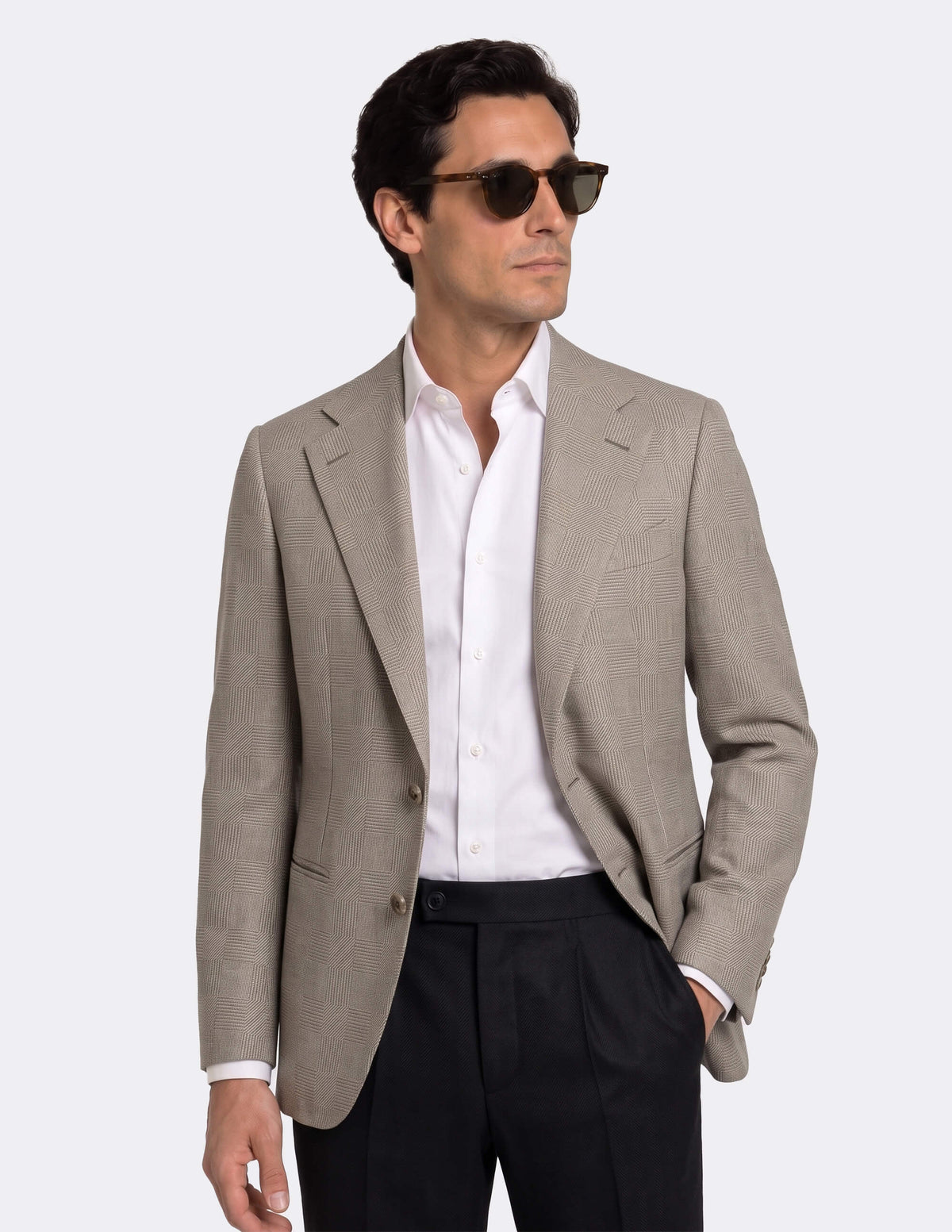 The Luvesso Stone Single-Breasted Jacket - Samir Bachkami