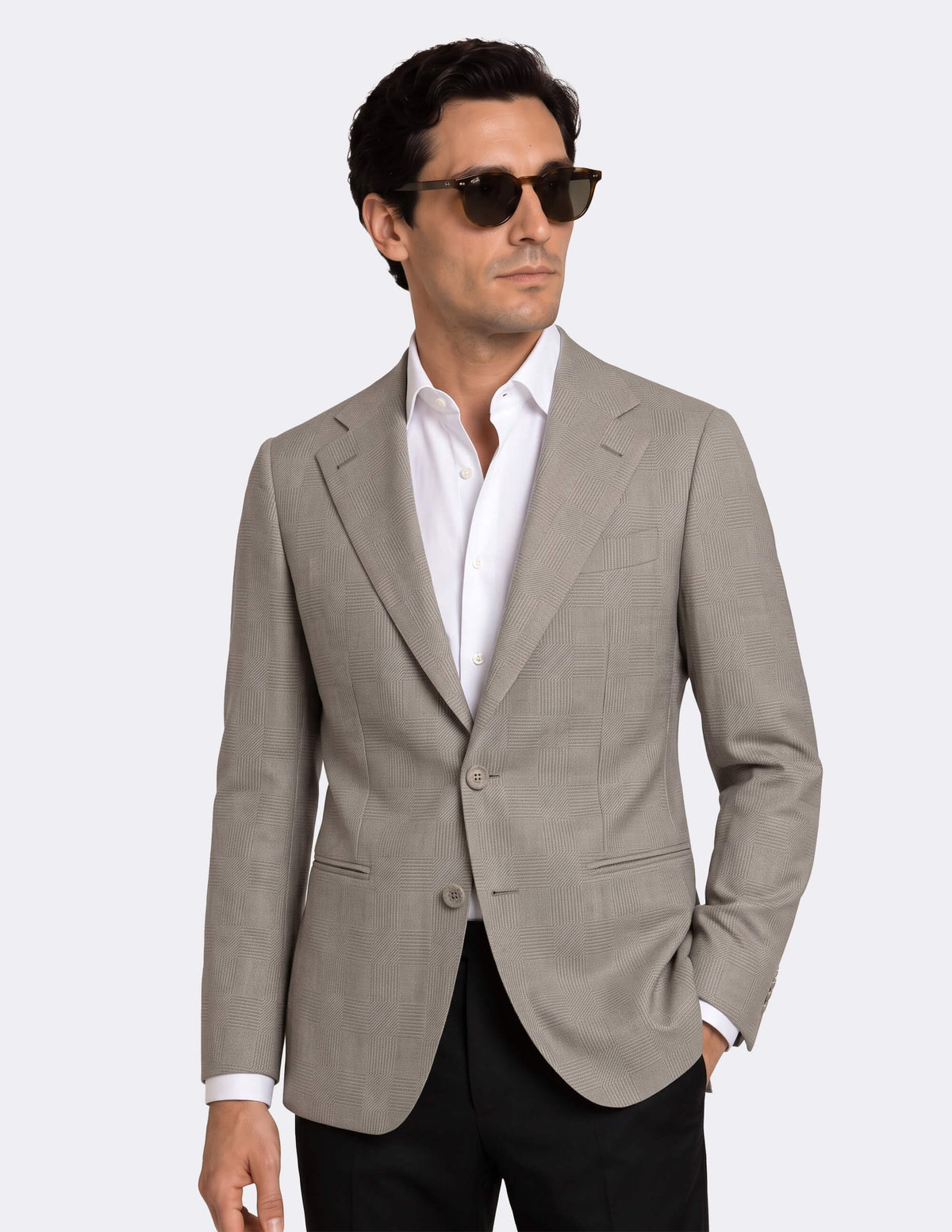 The Luvesso Stone Single-Breasted Jacket - Samir Bachkami