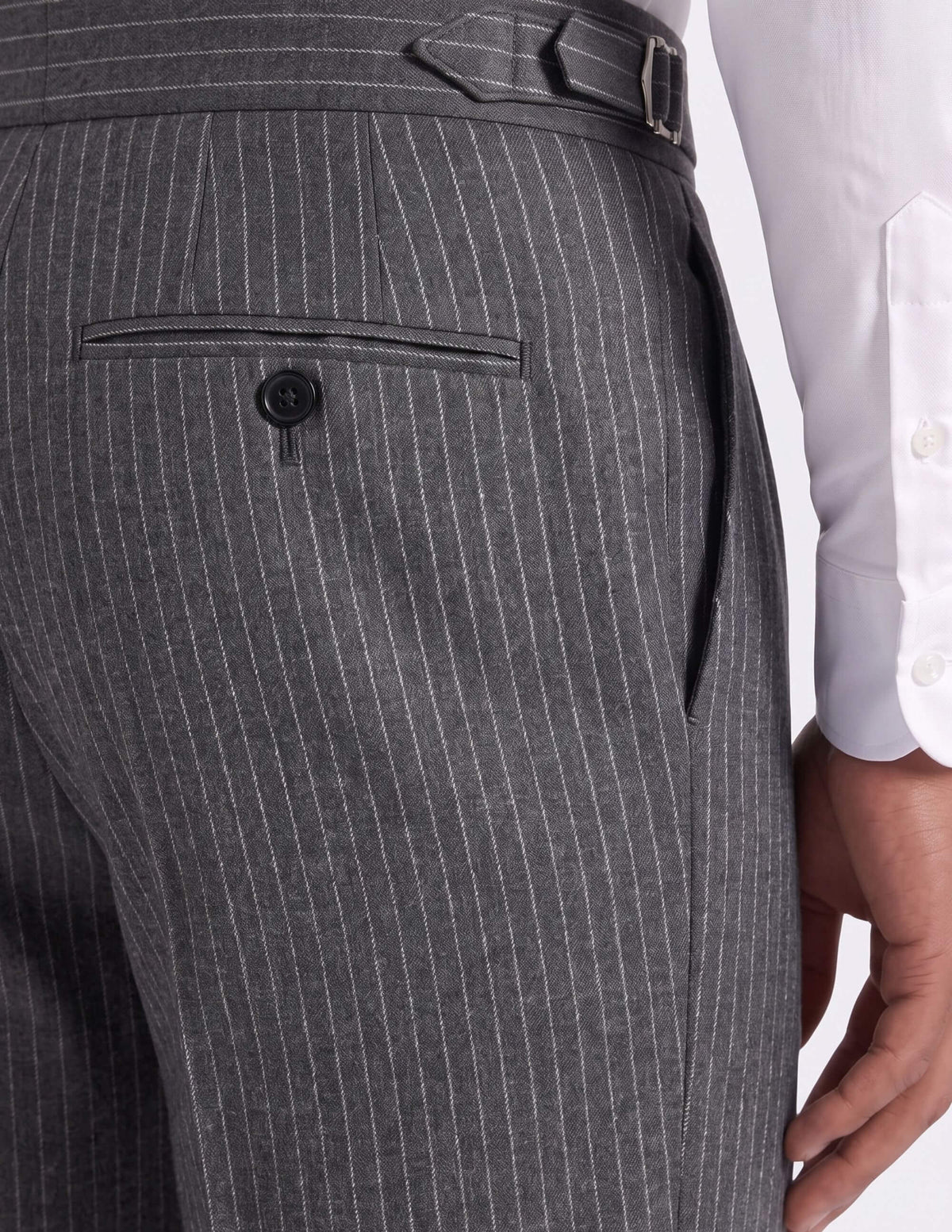 The Milan Charcoal Double-Breasted Suit - Samir Bachkami