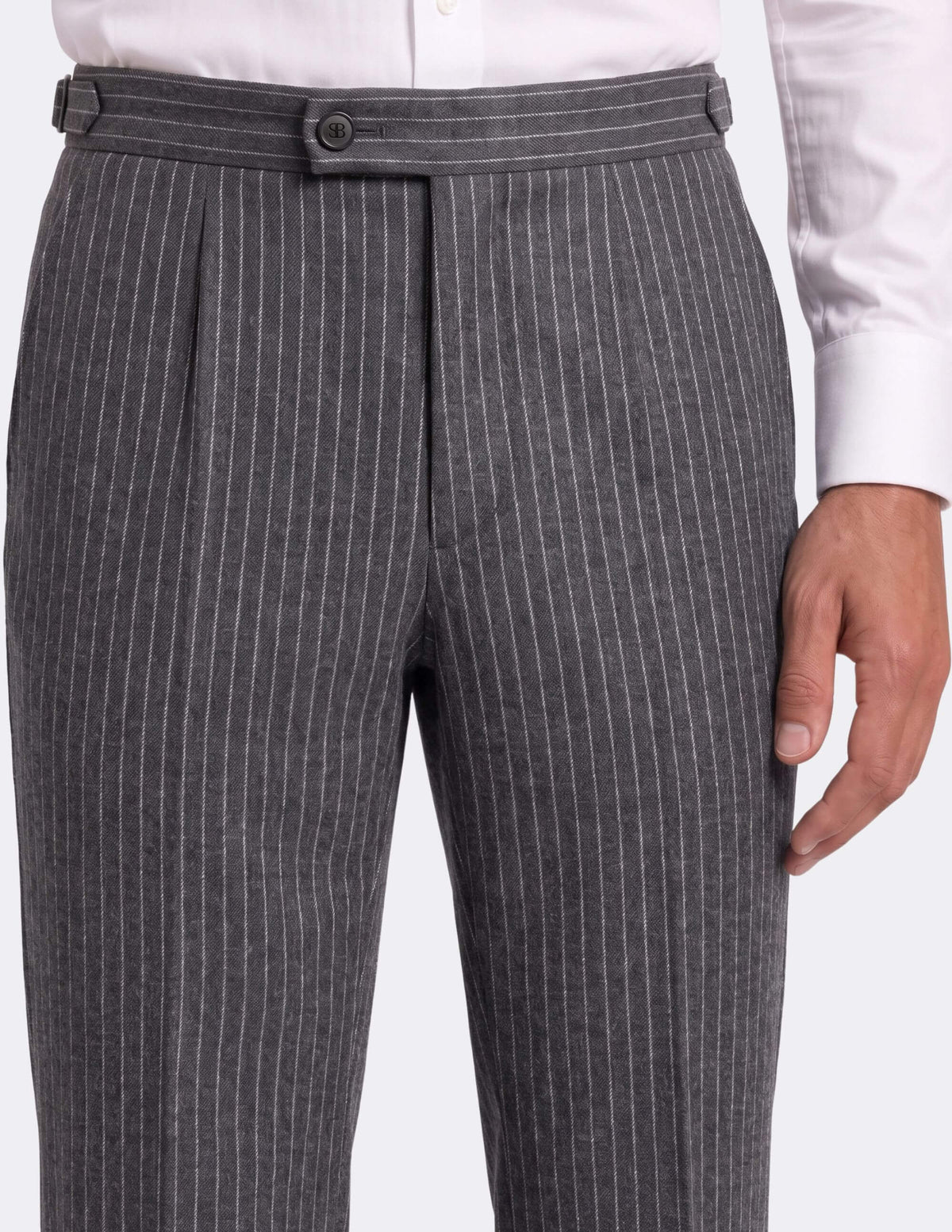 The Milan Charcoal Double-Breasted Suit - Samir Bachkami
