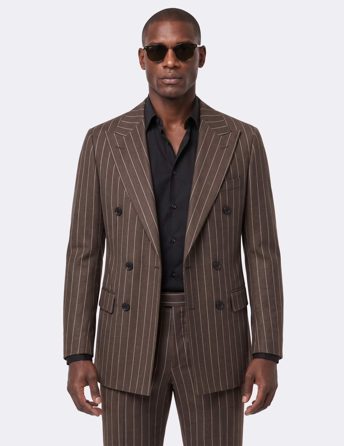 The Milano Stripe Double-Breasted Suit - Samir Bachkami