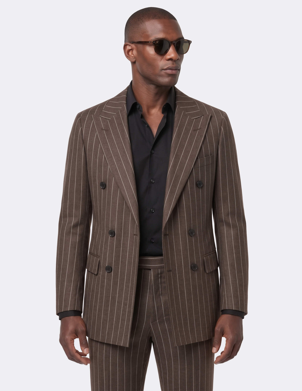 The Milano Stripe Double-Breasted Suit - Samir Bachkami