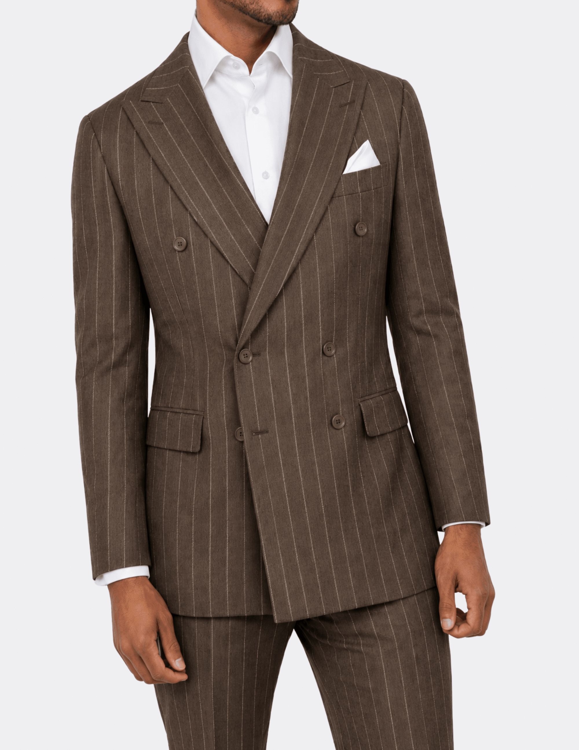 The Milano Stripe Double - Breasted Suit - Samir Bachkami