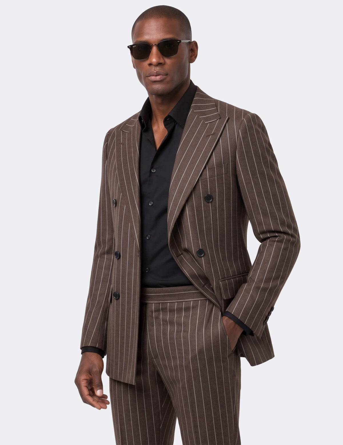 The Milano Stripe Double-Breasted Suit - Samir Bachkami