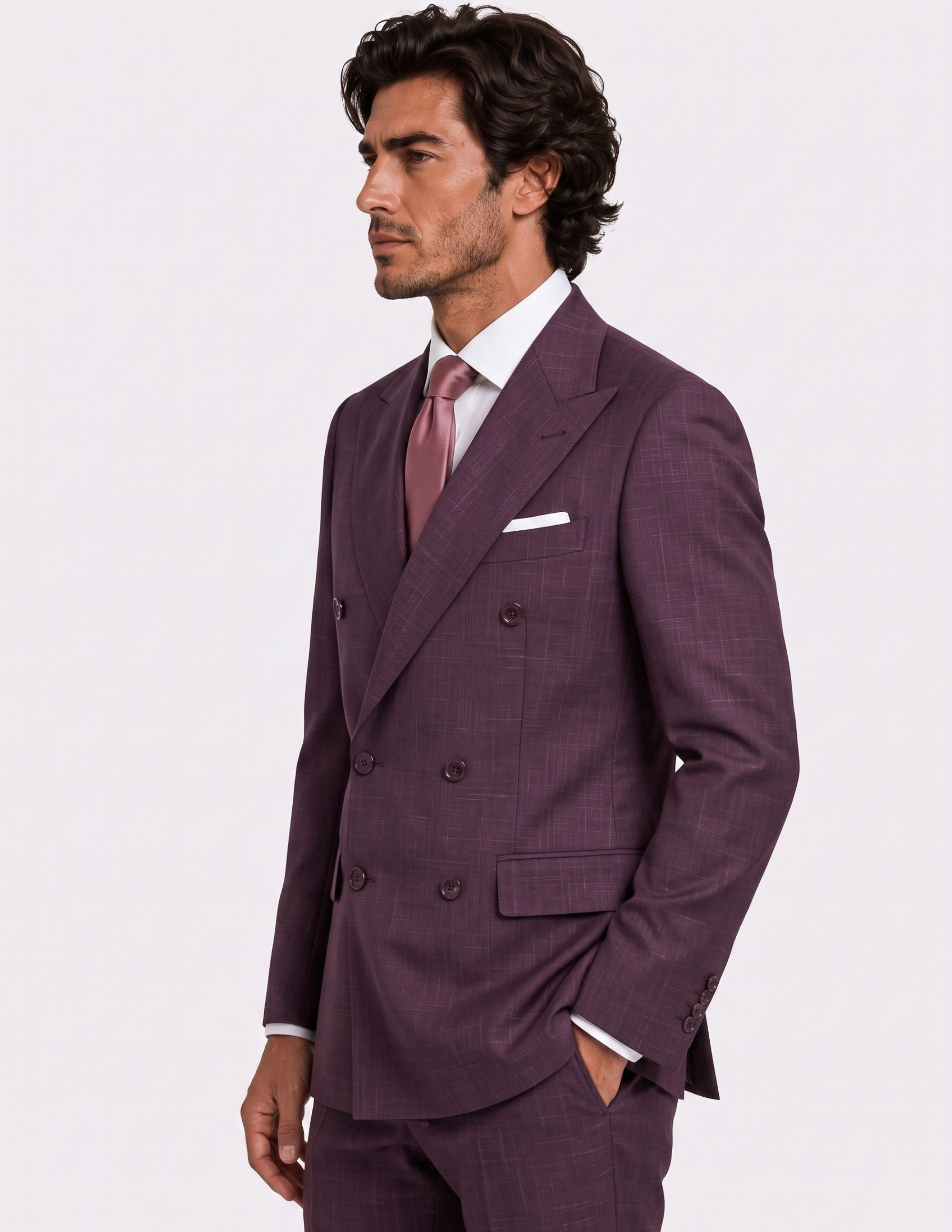 The Monteluce Double-Breasted Suit - Samir Bachkami