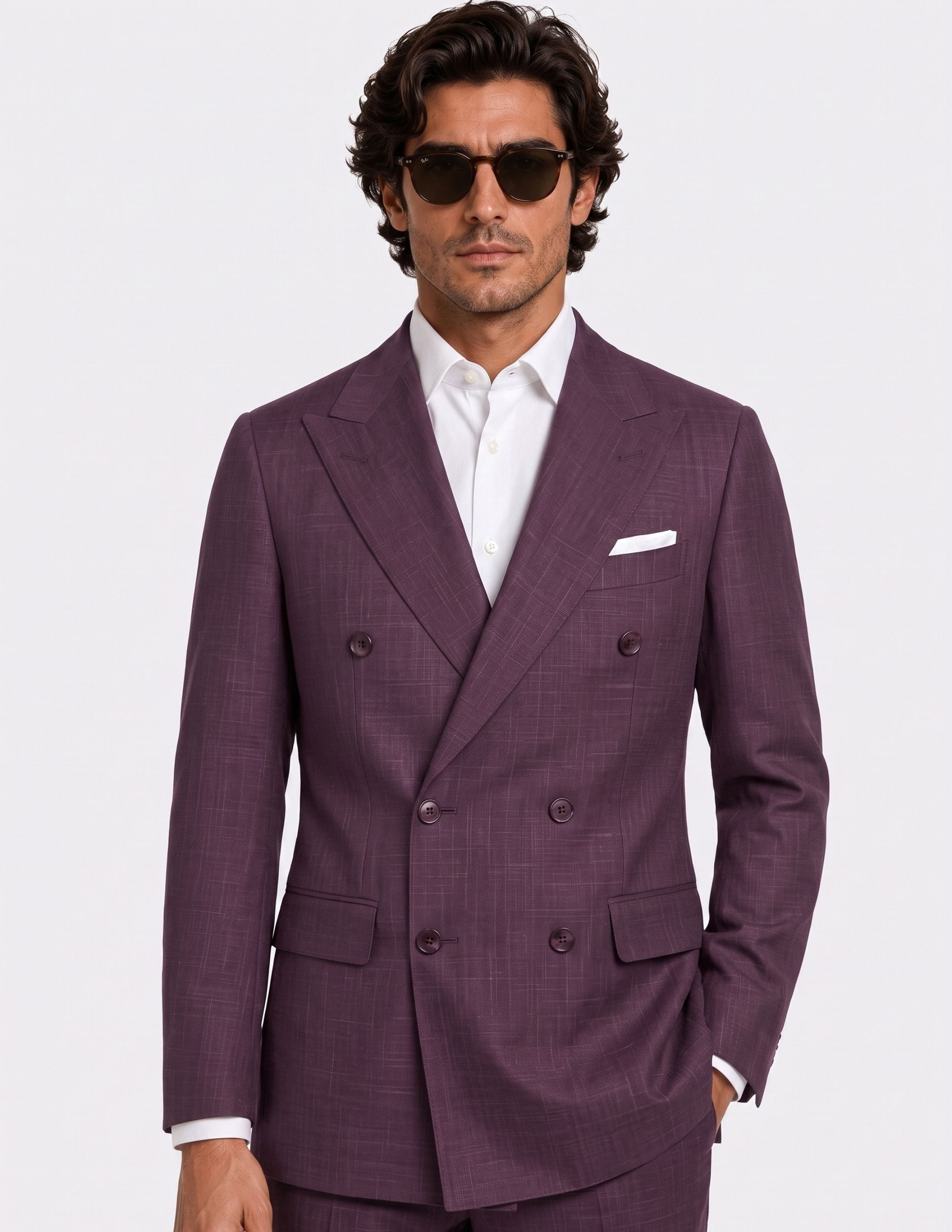 The Monteluce Double-Breasted Suit - Samir Bachkami