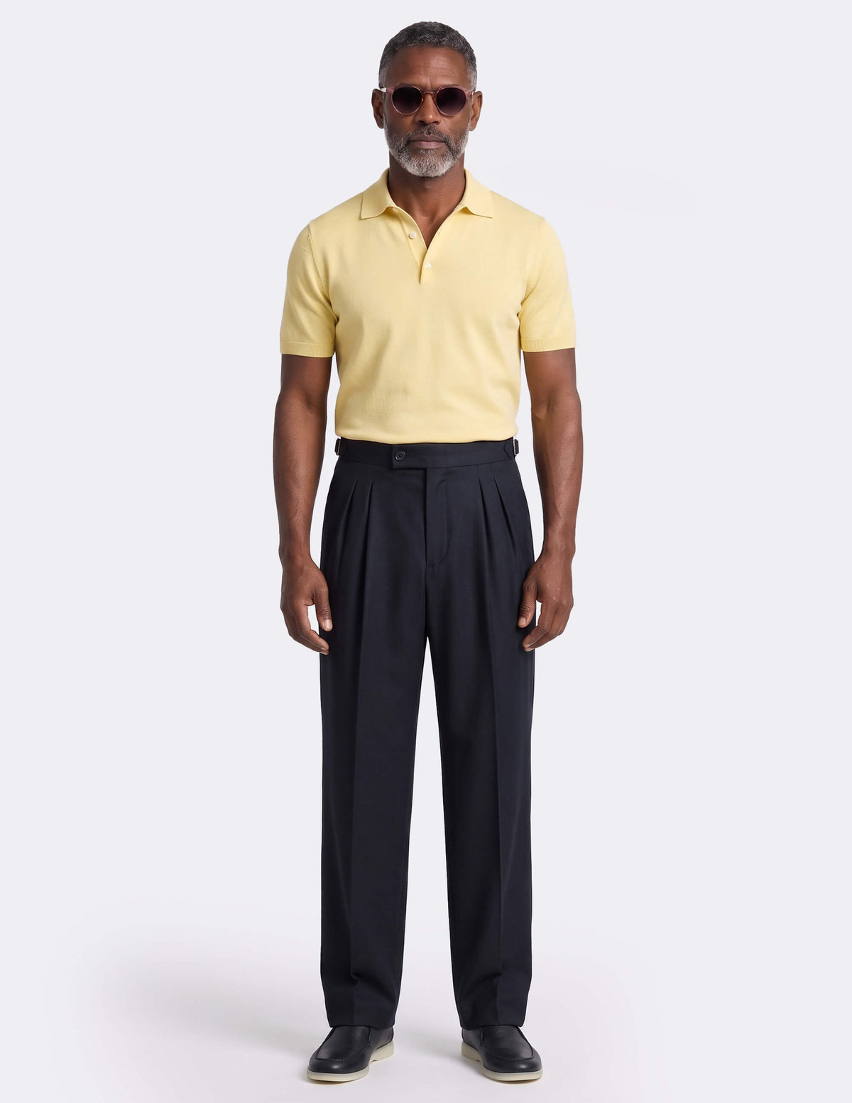 The Neralto Black Wide-Leg Trousers - Samir Bachkami