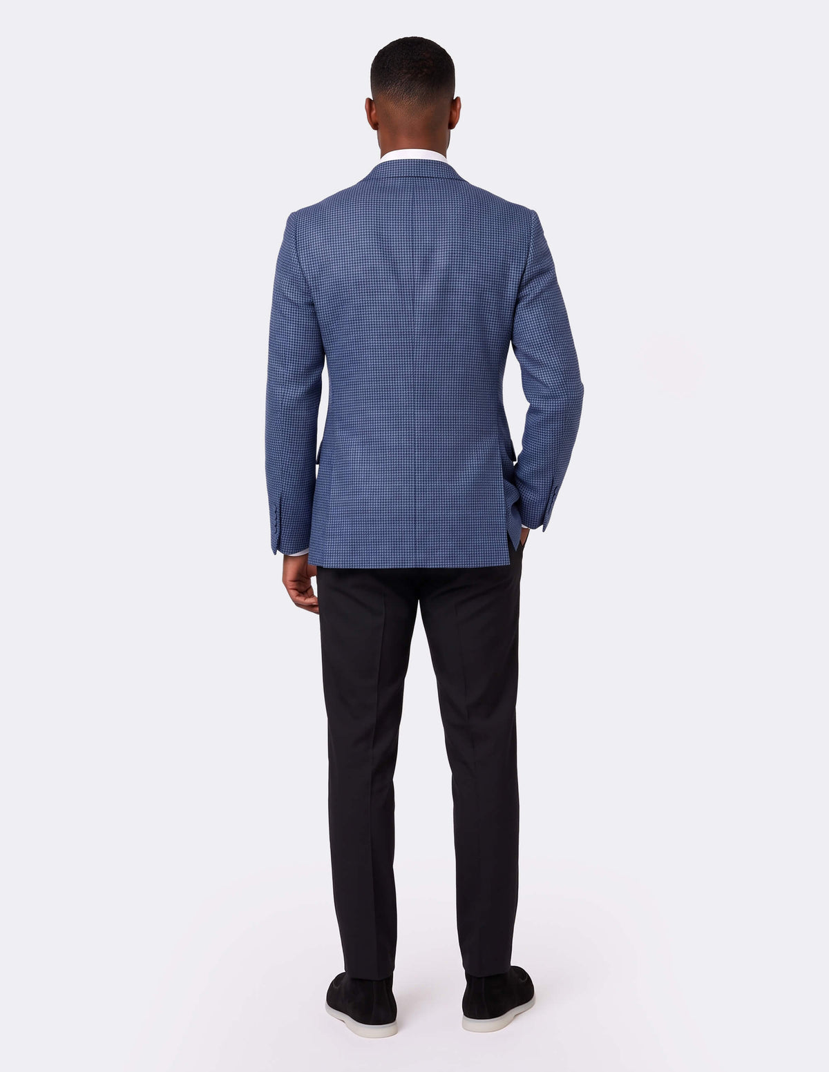 The Neravico Blue Single-Breasted Jacket - Samir Bachkami