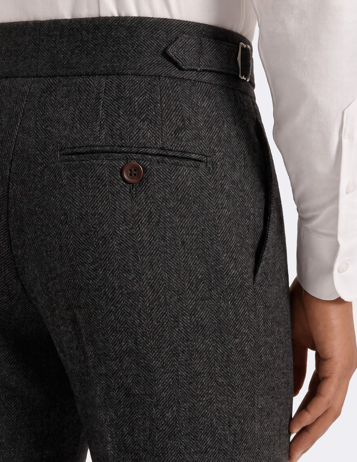 The Novara Herringbone DB Trousers - Samir Bachkami