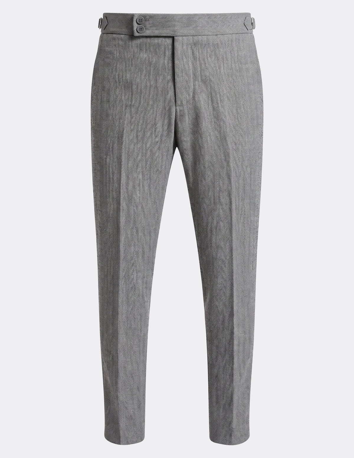 The Oxford Grey DB Trouser - Samir Bachkami
