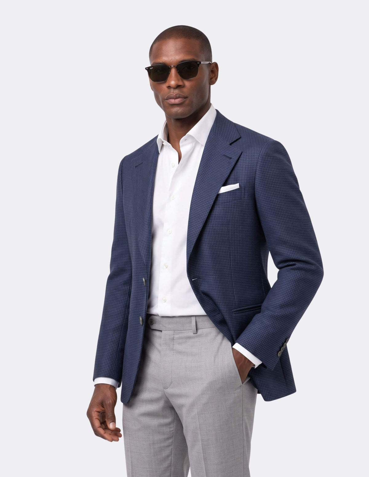 The Piemonte Navy Jacket - Samir Bachkami