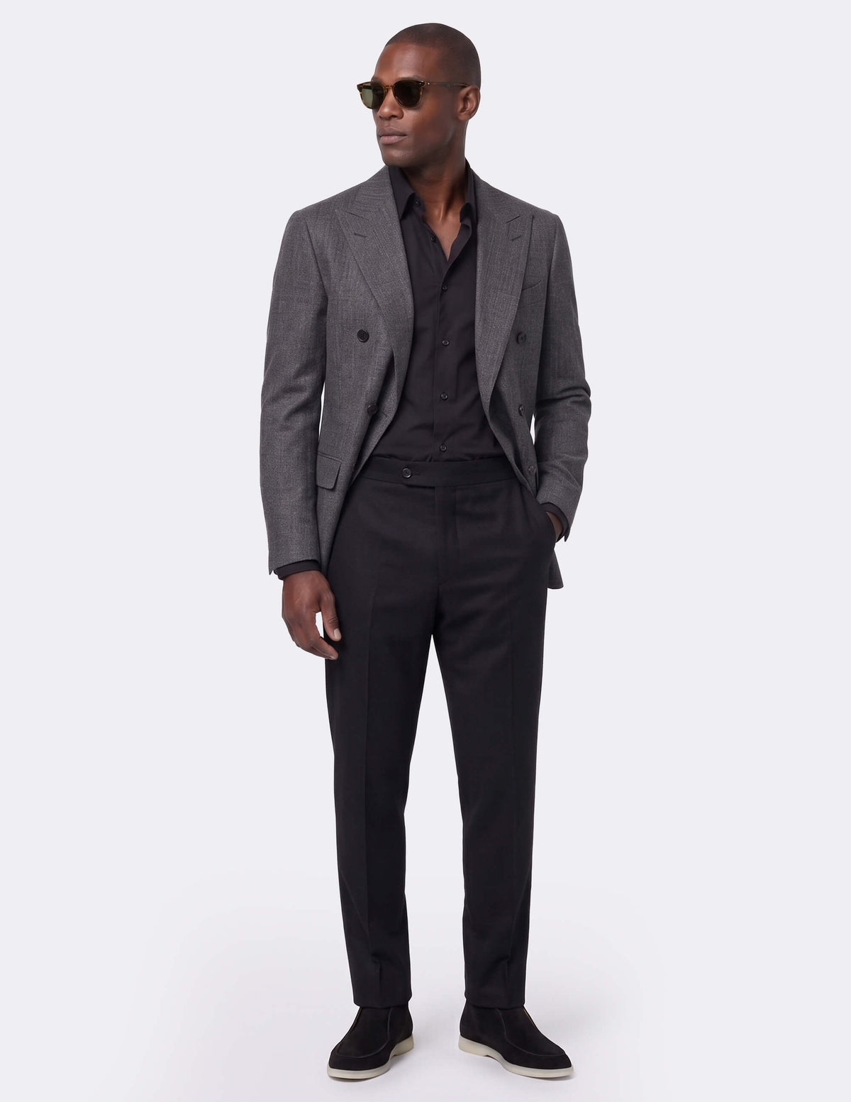 The Piombo Double-Breasted Jacket - Samir Bachkami