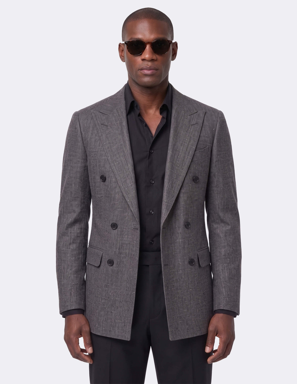 The Piombo Double-Breasted Jacket - Samir Bachkami