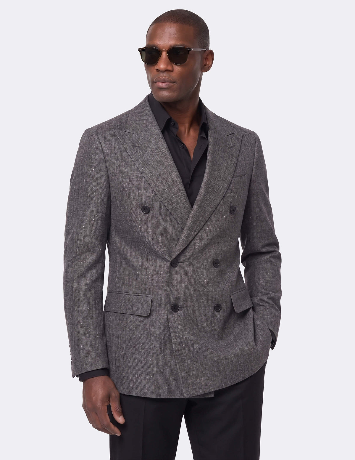 The Piombo Double-Breasted Jacket - Samir Bachkami