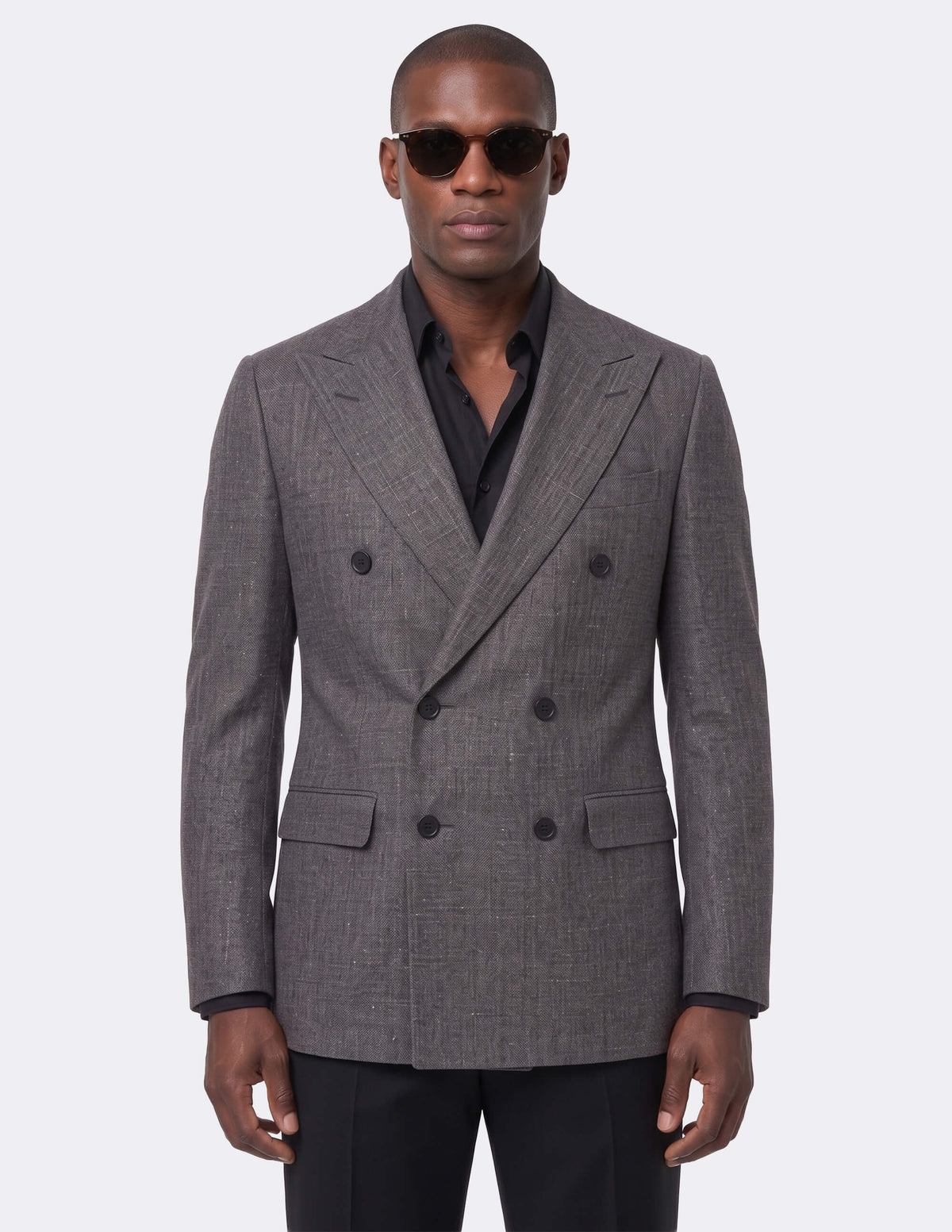 The Piombo Double-Breasted Jacket - Samir Bachkami