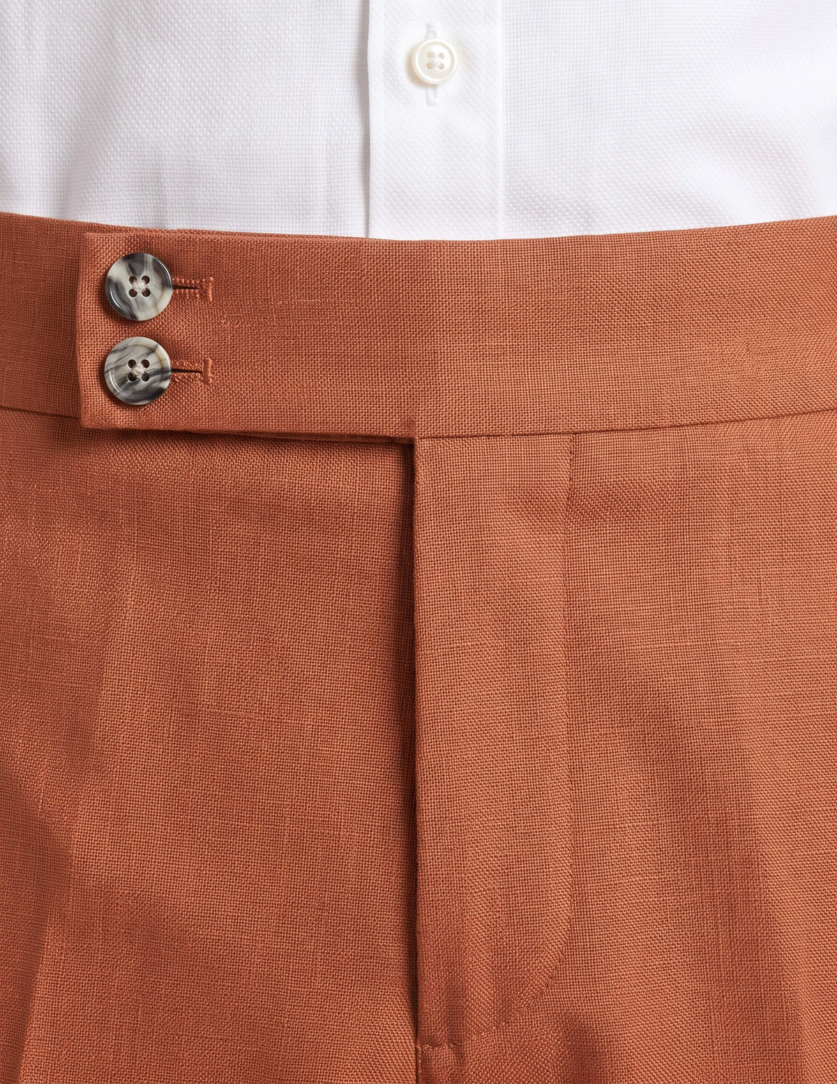 The Positano Terracotta DB Trousers - Samir Bachkami