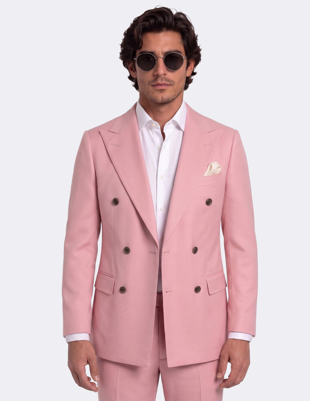 The Riviera Rose Double-Breasted Suit - Samir Bachkami