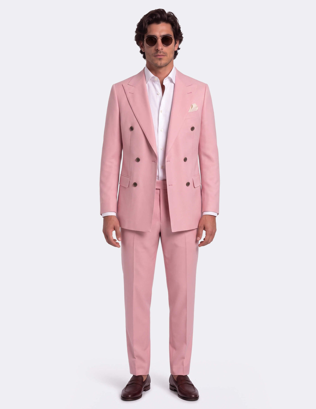 The Riviera Rose Double-Breasted Suit - Samir Bachkami