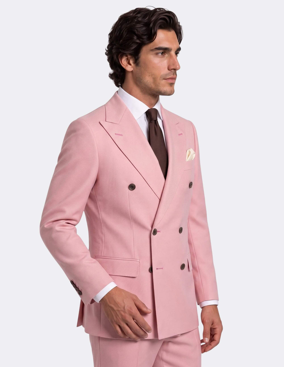 The Riviera Rose Double-Breasted Suit - Samir Bachkami
