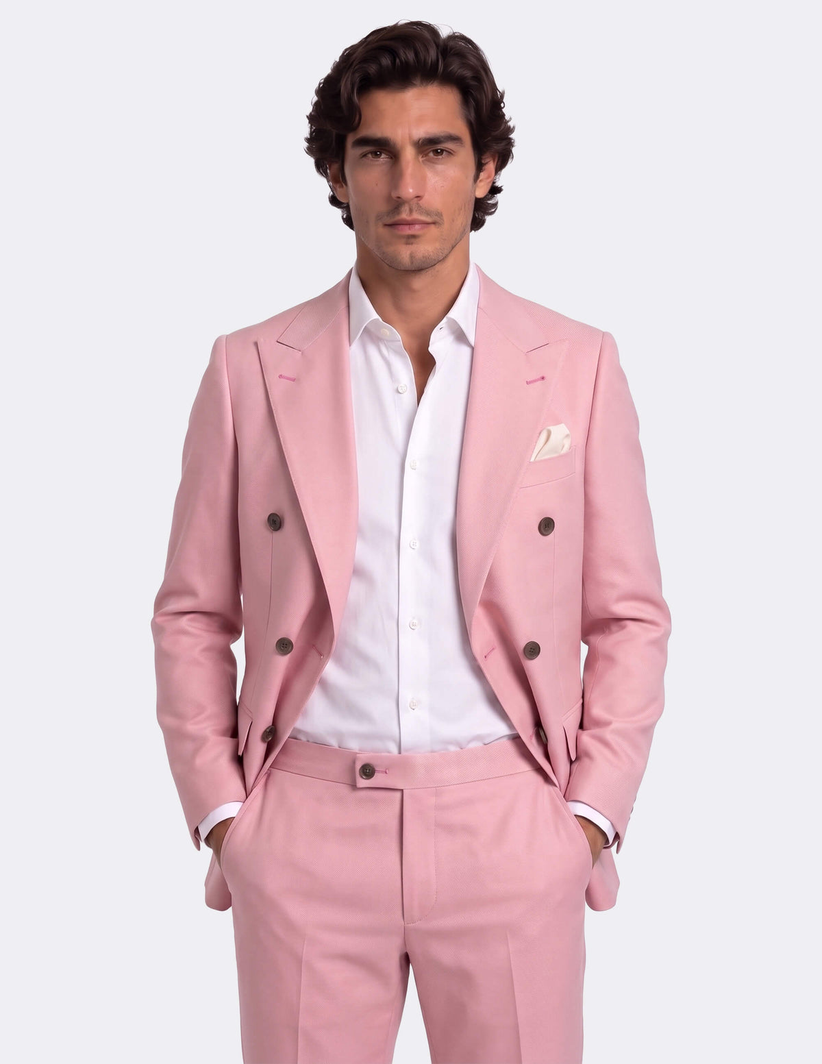 The Riviera Rose Double-Breasted Suit - Samir Bachkami