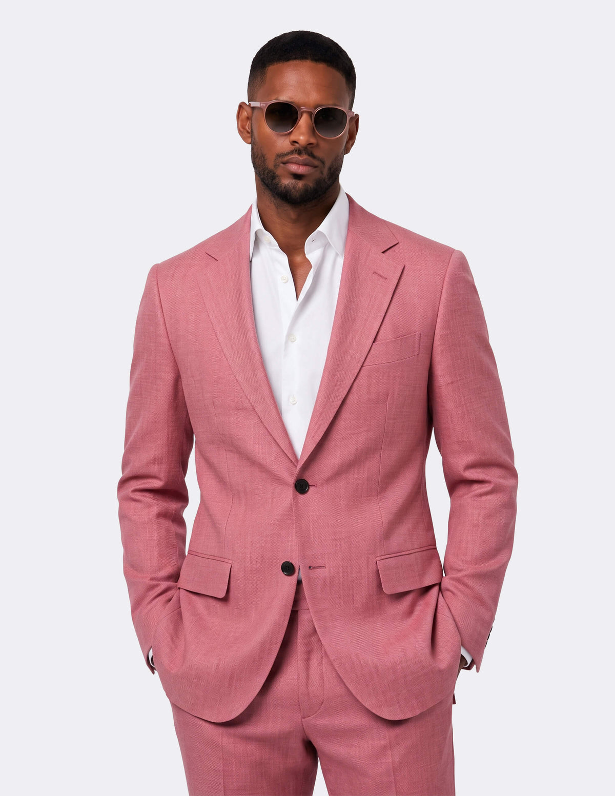 The Rosé Single Breasted Suit - Samir Bachkami