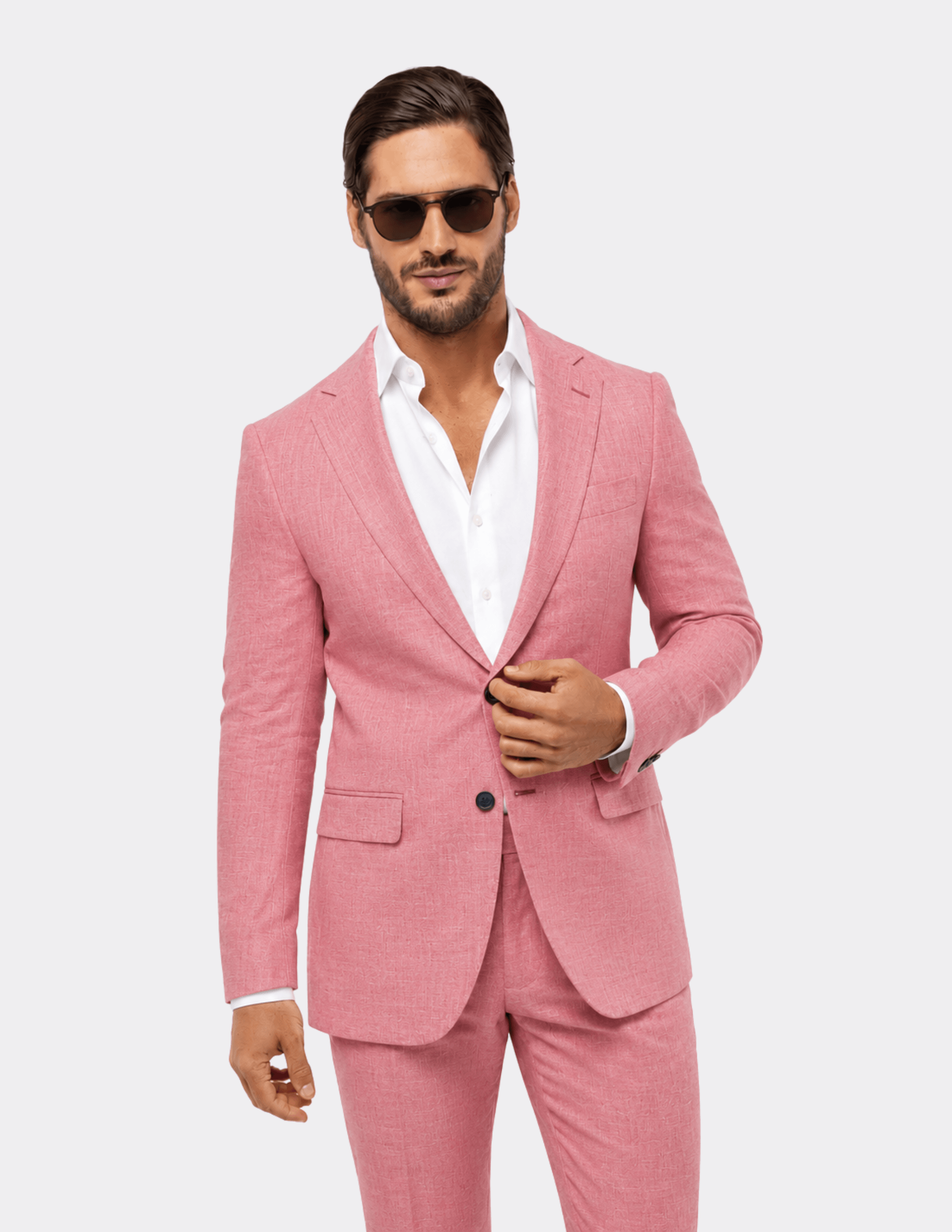 The Rosé Single Breasted Suit - Samir Bachkami