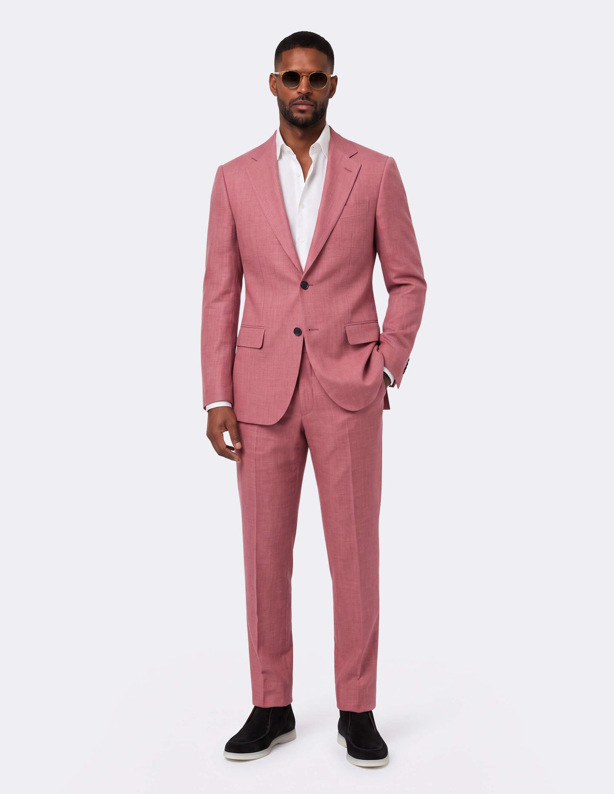 The Rosé Single Breasted Suit - Samir Bachkami