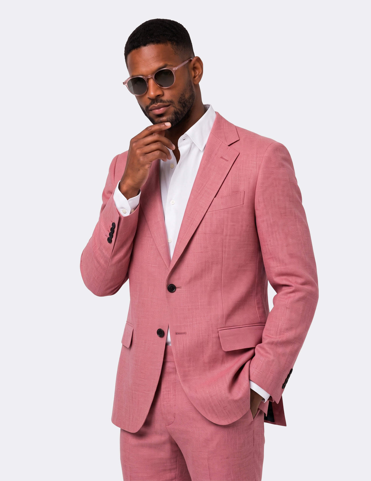 The Rosé Single Breasted Suit - Samir Bachkami