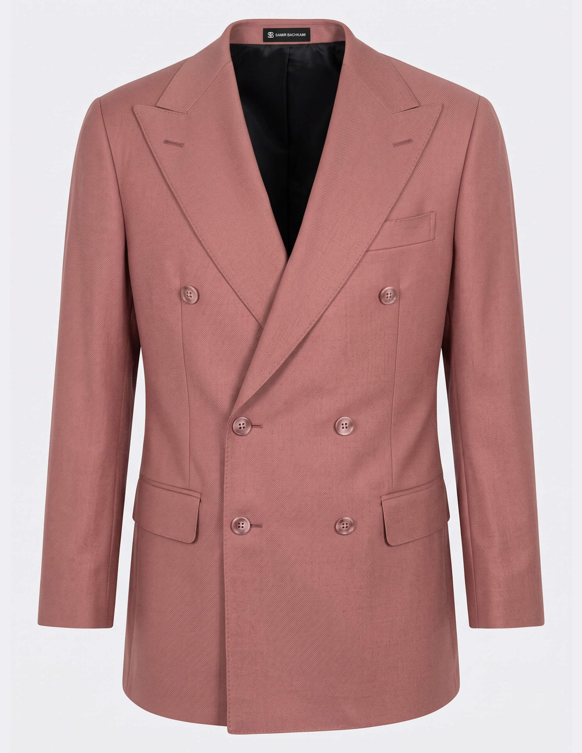 The Salerno Rosé Double-Breasted Suit - Samir Bachkami