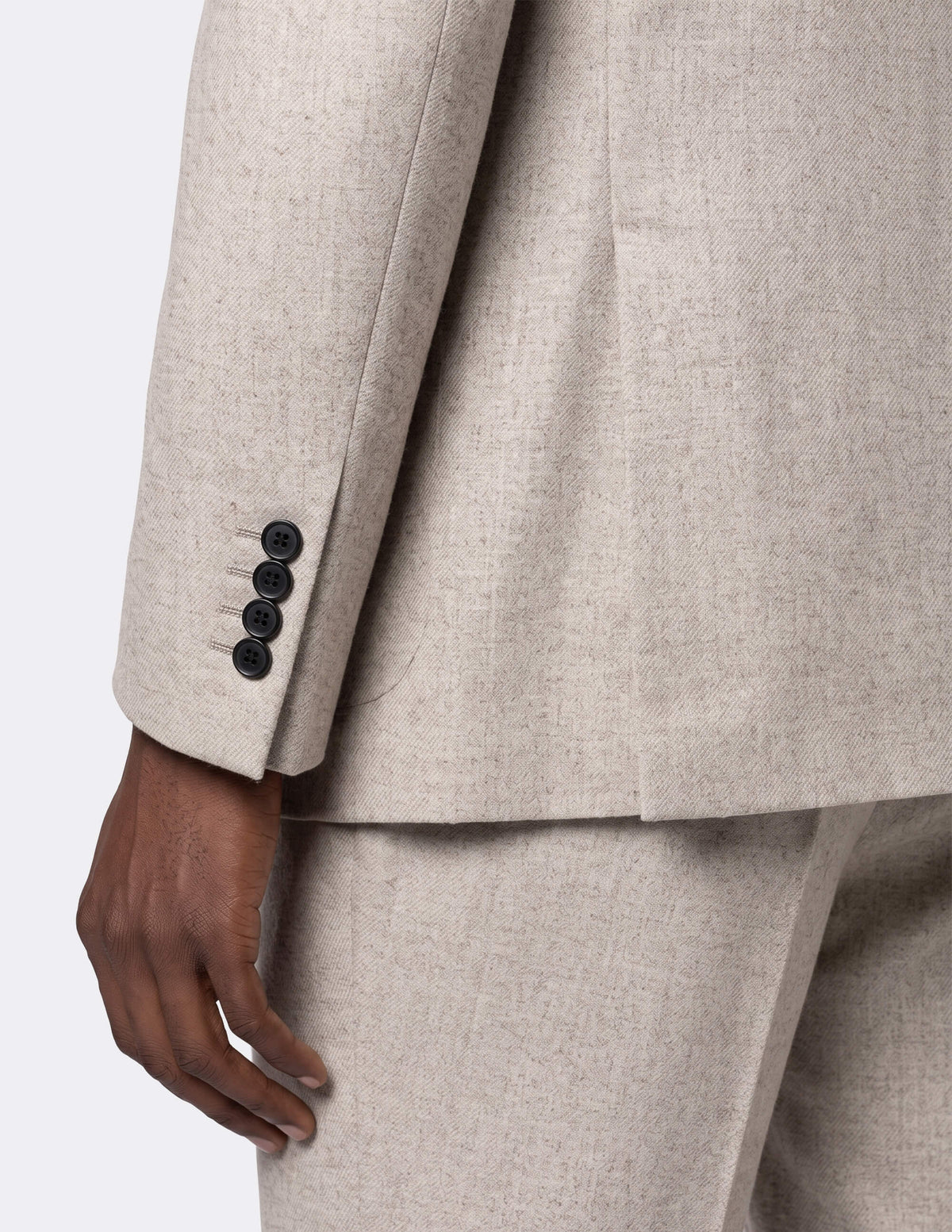 The Savoy Beige Double-Breasted Suit - Samir Bachkami