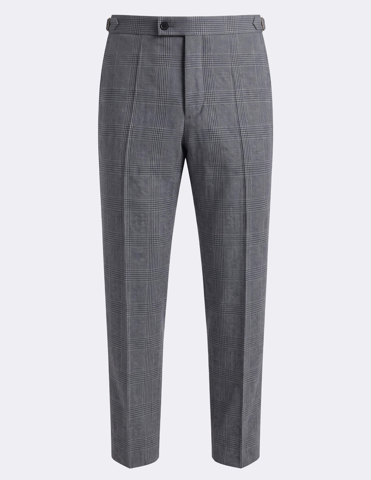 The Sorvano Grey Check Trousers - Samir Bachkami