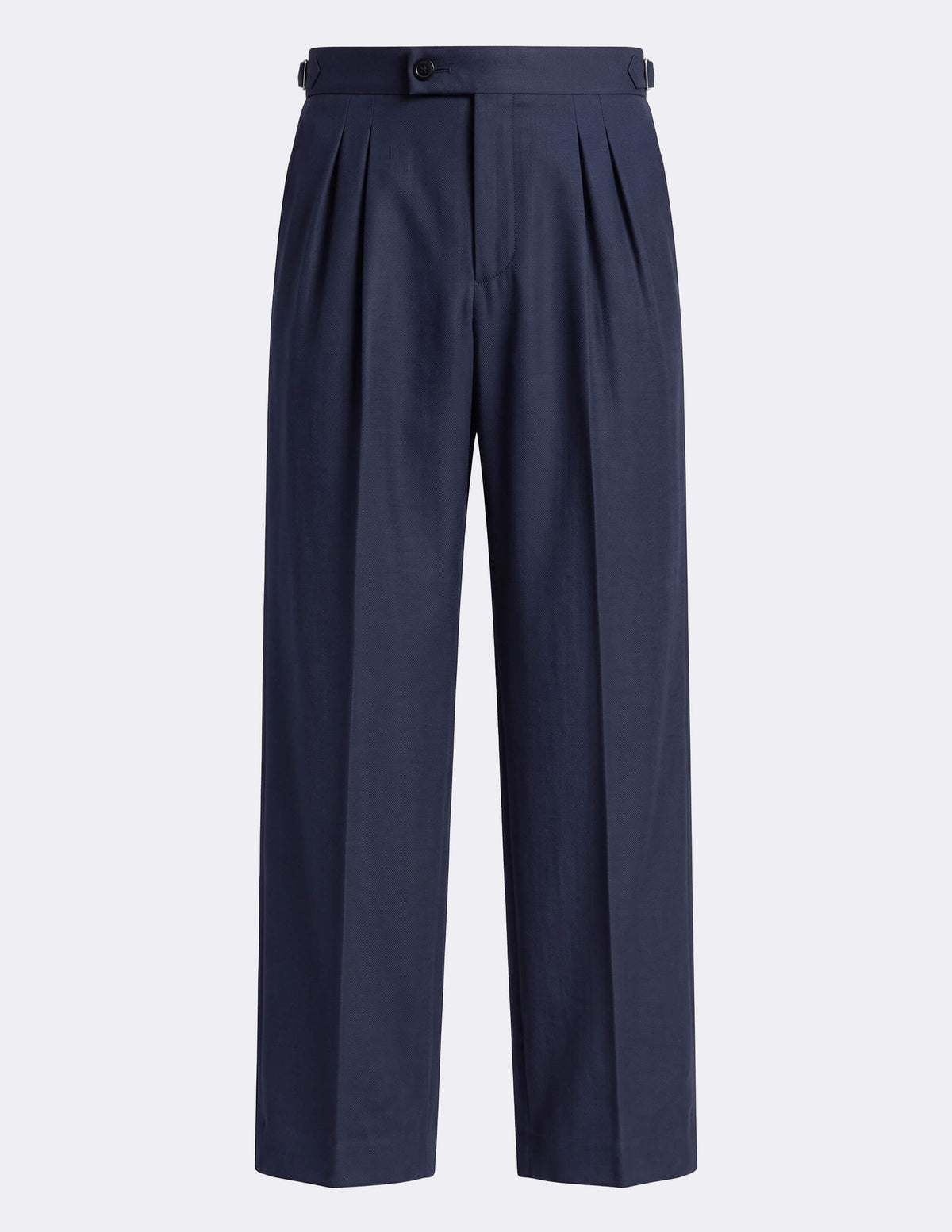 The Tervino Blue Wide-Leg Trousers - Samir Bachkami
