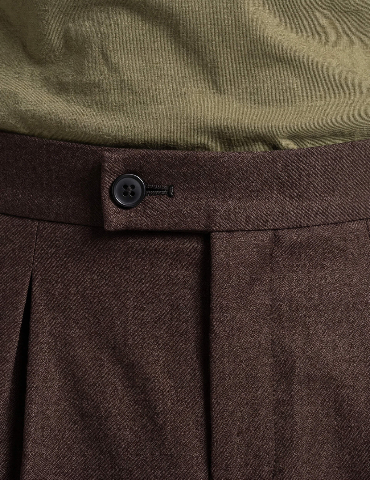 The Torvesso Brown Wide-Leg Trousers - Samir Bachkami