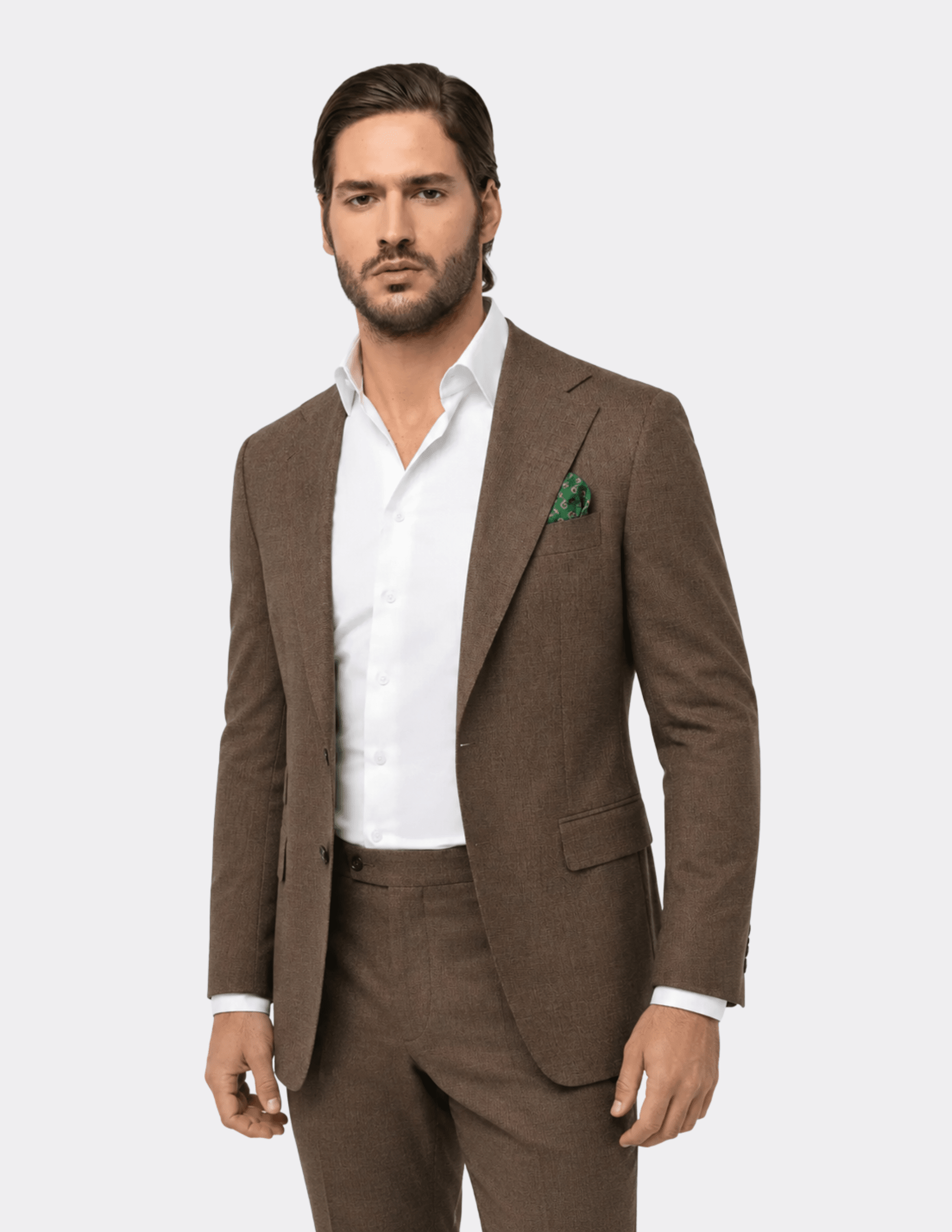 The Tuscany Espresso Suit - Samir Bachkami